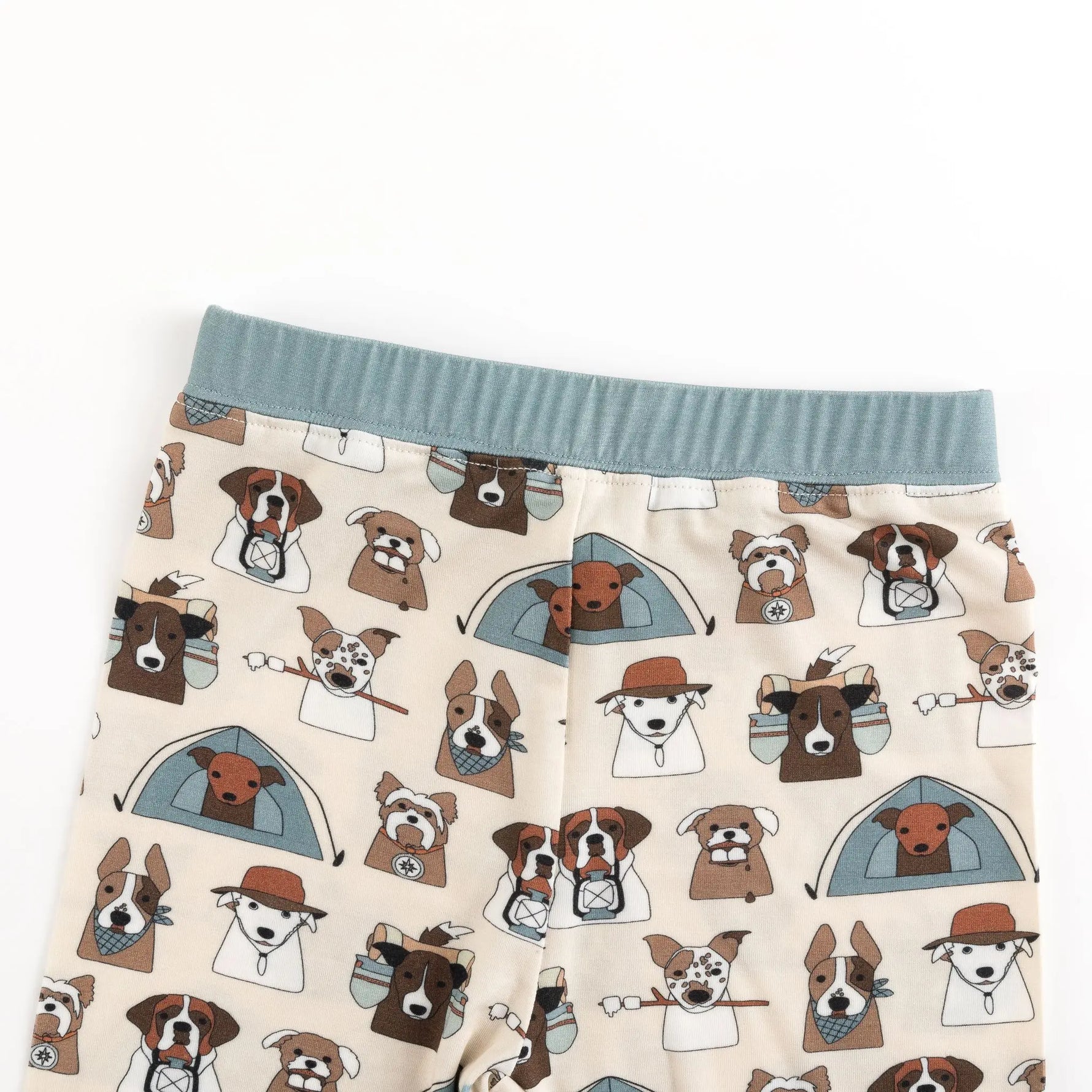 Dreamlet Camp Paws Long Sleeve Pajama Set Blue For Dogs Dreamlet - Apparel & Accessories > Clothing > Baby & Toddler Clothing > Baby & Toddler Sleepwear Two Piece PJs