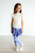 Campus Cutie Short Sleeve Ruffle Tee Mila And Rose Everyday Mila & Rose ® Everetts Place: Online Boutique