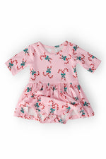 Candy Cane Cutie Baby Twirl Bodysuit Three Quarter Sleeve Mila & Rose ® Everetts Place: Online Boutique