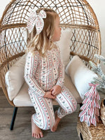 Little Joy Co. Candy Cane Lane 2pc Bamboo Pajamas - Everetts Place Boutique - 