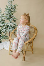 Little Joy Co. Candy Cane Lane 2pc Bamboo Pajamas - Everetts Place Boutique - 