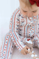 Little Joy Co. Candy Cane Lane Bamboo Zippy Pajamas - Everetts Place Boutique - 