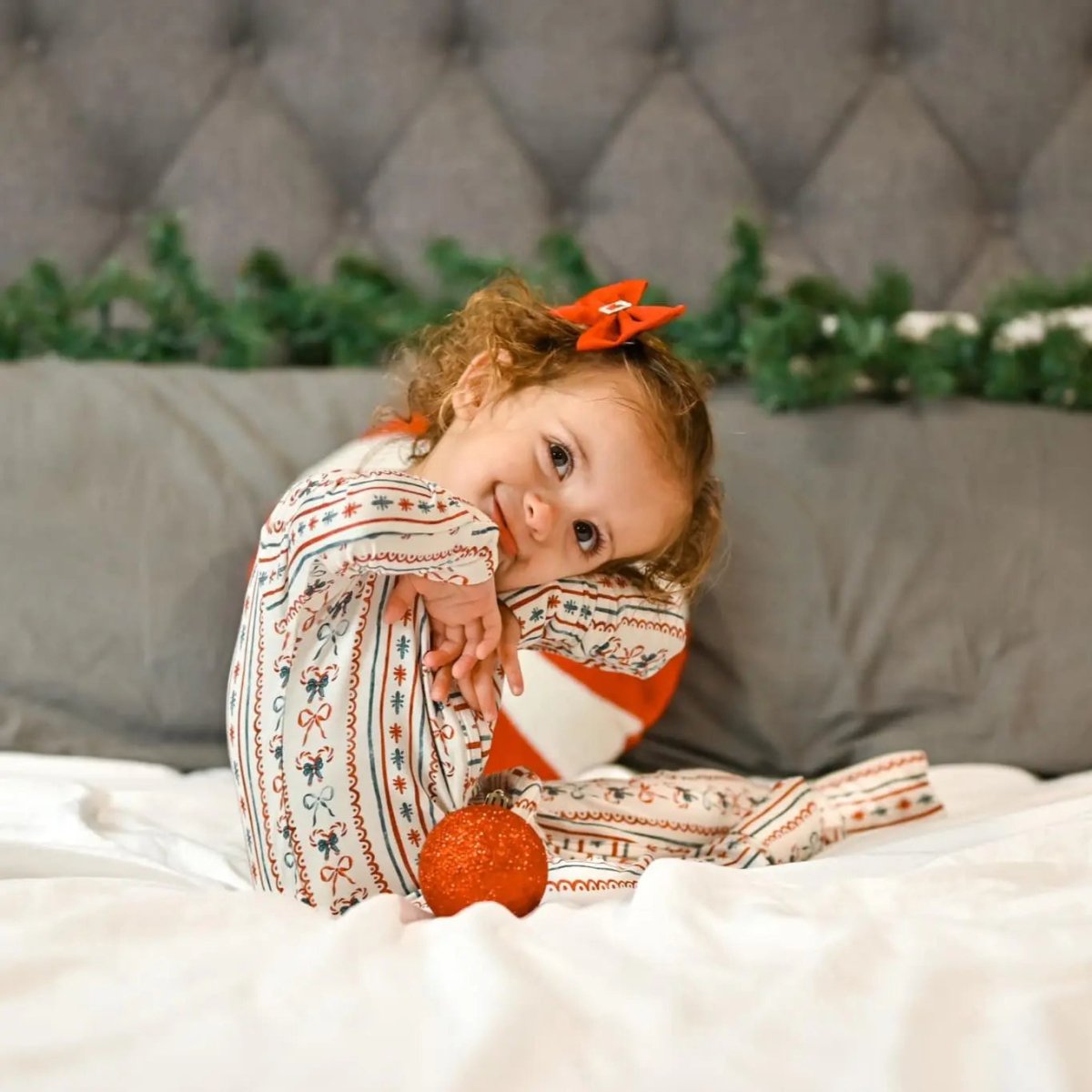 Little Joy Co. Candy Cane Lane Bamboo Zippy Pajamas - Everetts Place Boutique - 