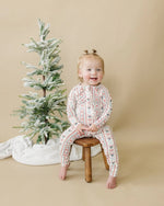 Little Joy Co. Candy Cane Lane Bamboo Zippy Pajamas - Everetts Place Boutique - 