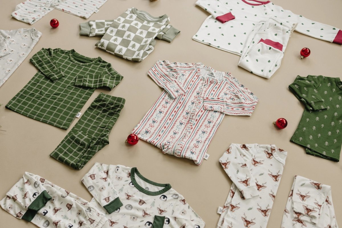 Little Joy Co. Candy Cane Lane Bamboo Zippy Pajamas - Everetts Place Boutique - 