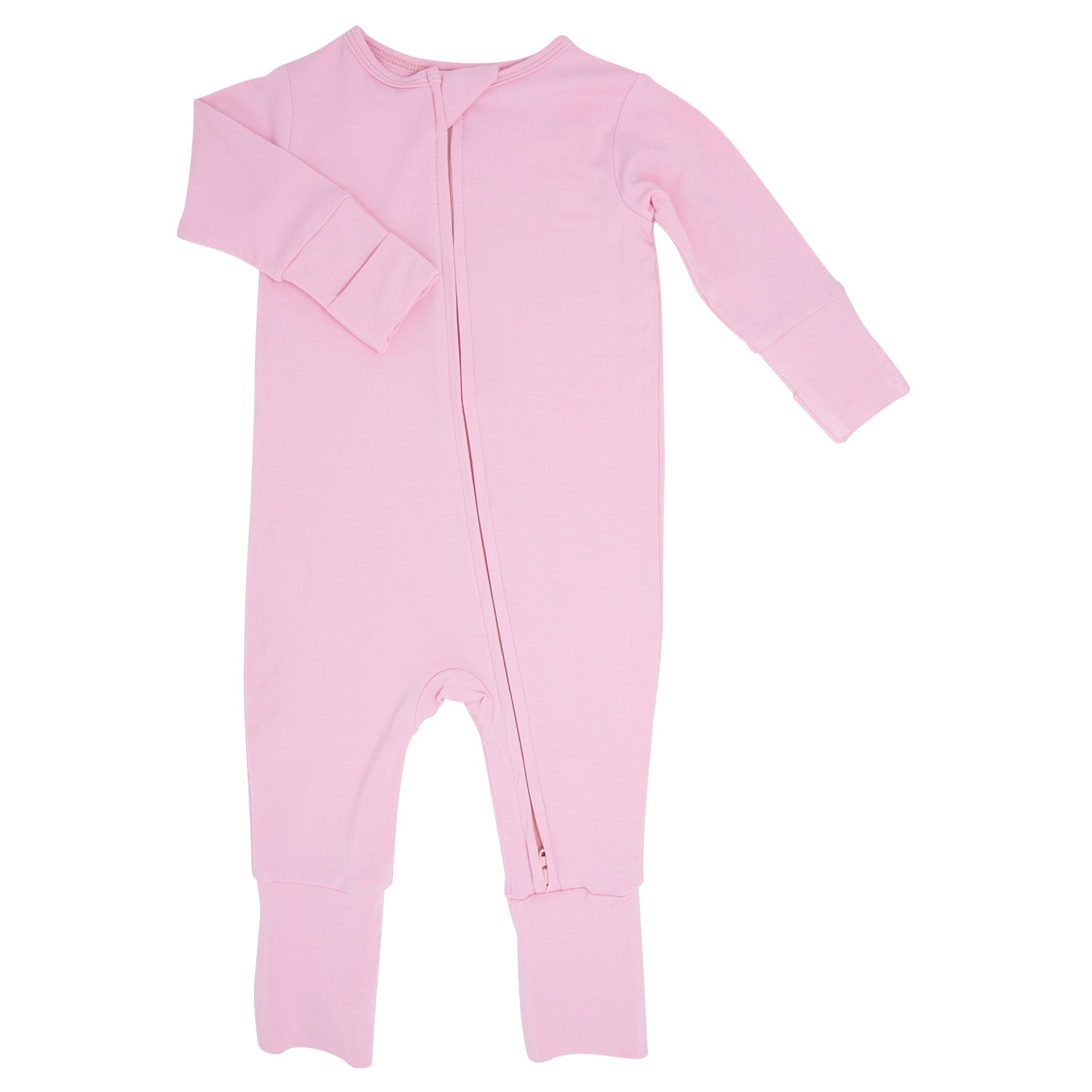 Candy Pink Convertible Romper With Two Way Zip Silky Fabric Sweet Bamboo Everetts Place: Online Boutique