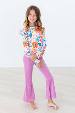 Soft Velvet Bell Leggings - Flared Fit by Mila & Rose ®