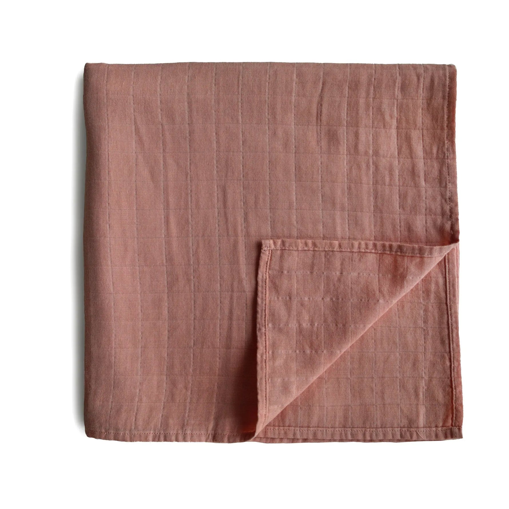 Mushie Organic Cotton Muslin Swaddle Blanket for Baby Cuddling and Nursing - Baby & Toddler > Swaddling & Receiving Blankets Swaddle