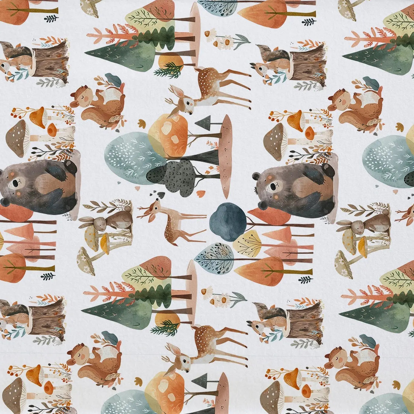 Changing Pad Cover - Enchanted Forest Honey Lemonade 