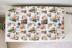 Honey Lemonade Soft Cotton Changing Pad Cover with Enchanted Forest Design for Babies - Baby & Toddler