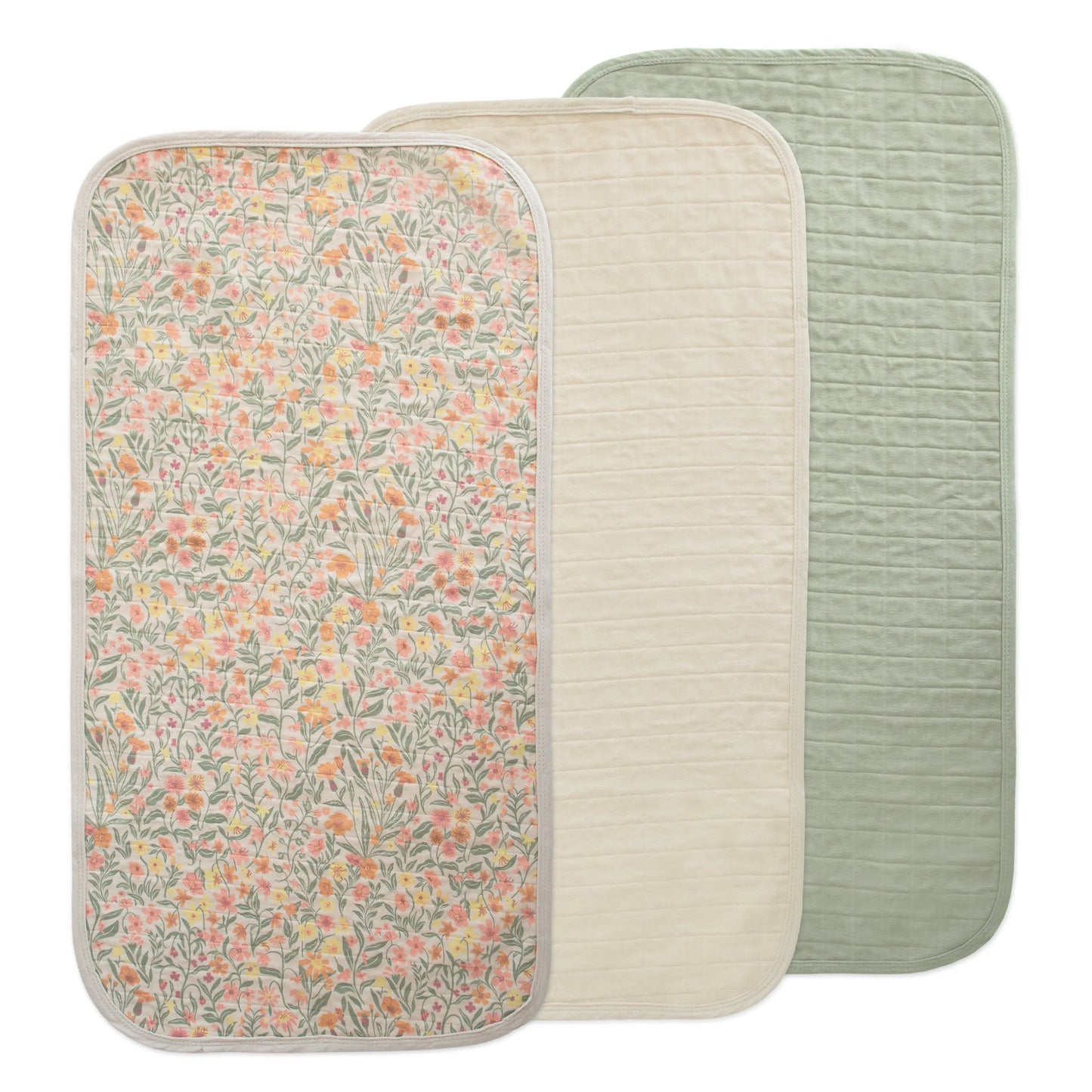 Mushie Organic Cotton Changing Pad Liners with Water Repellent Layer and Bamboo Blend Mushie