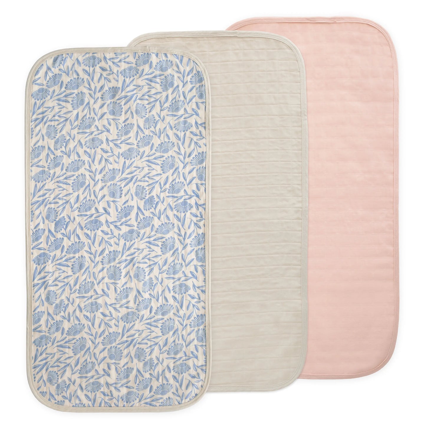 Mushie Organic Cotton Changing Pad Liners with Water Repellent Layer and Bamboo Blend Mushie