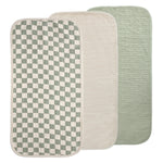Mushie Mushie Organic Cotton Changing Pad Liners with Water Repellent Layer and Bamboo Blend - Baby & Toddler > Diapering > Changing Mat & Tray Covers Changing Pad Liner