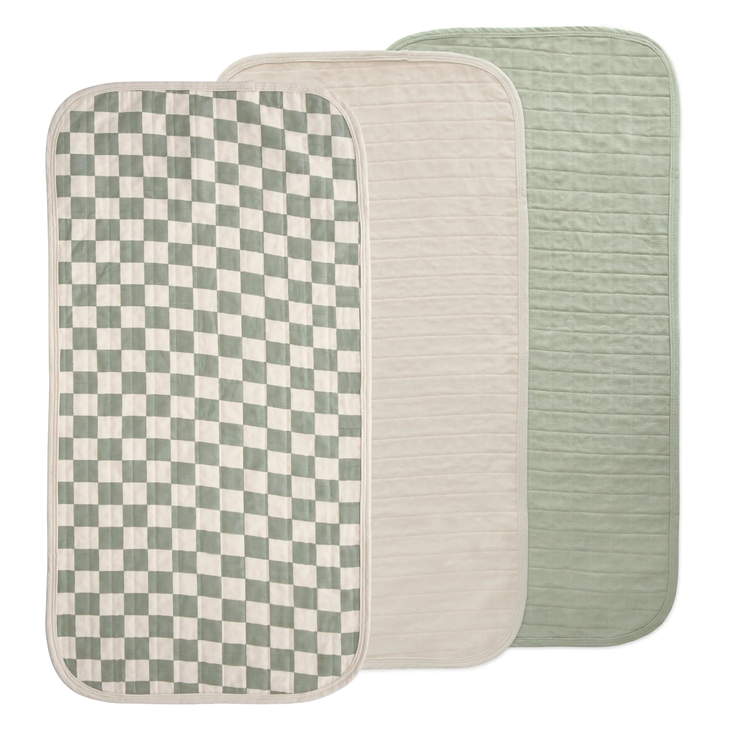 Mushie Mushie Organic Cotton Changing Pad Liners with Water Repellent Layer and Bamboo Blend - Baby & Toddler > Diapering > Changing Mat & Tray Covers Changing Pad Liner