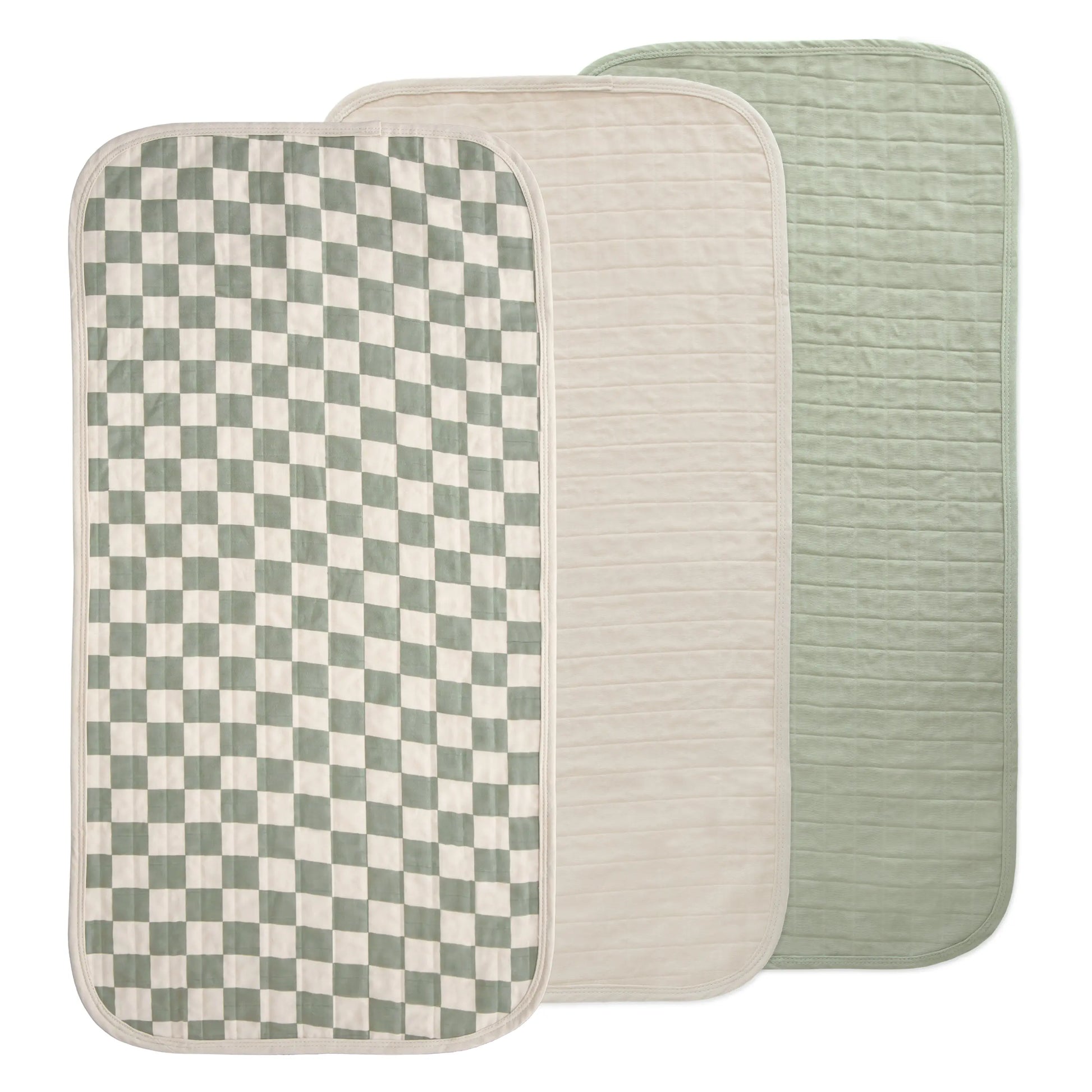 Mushie Organic Cotton Changing Pad Liners with Water Repellent Layer and Bamboo Blend Mushie