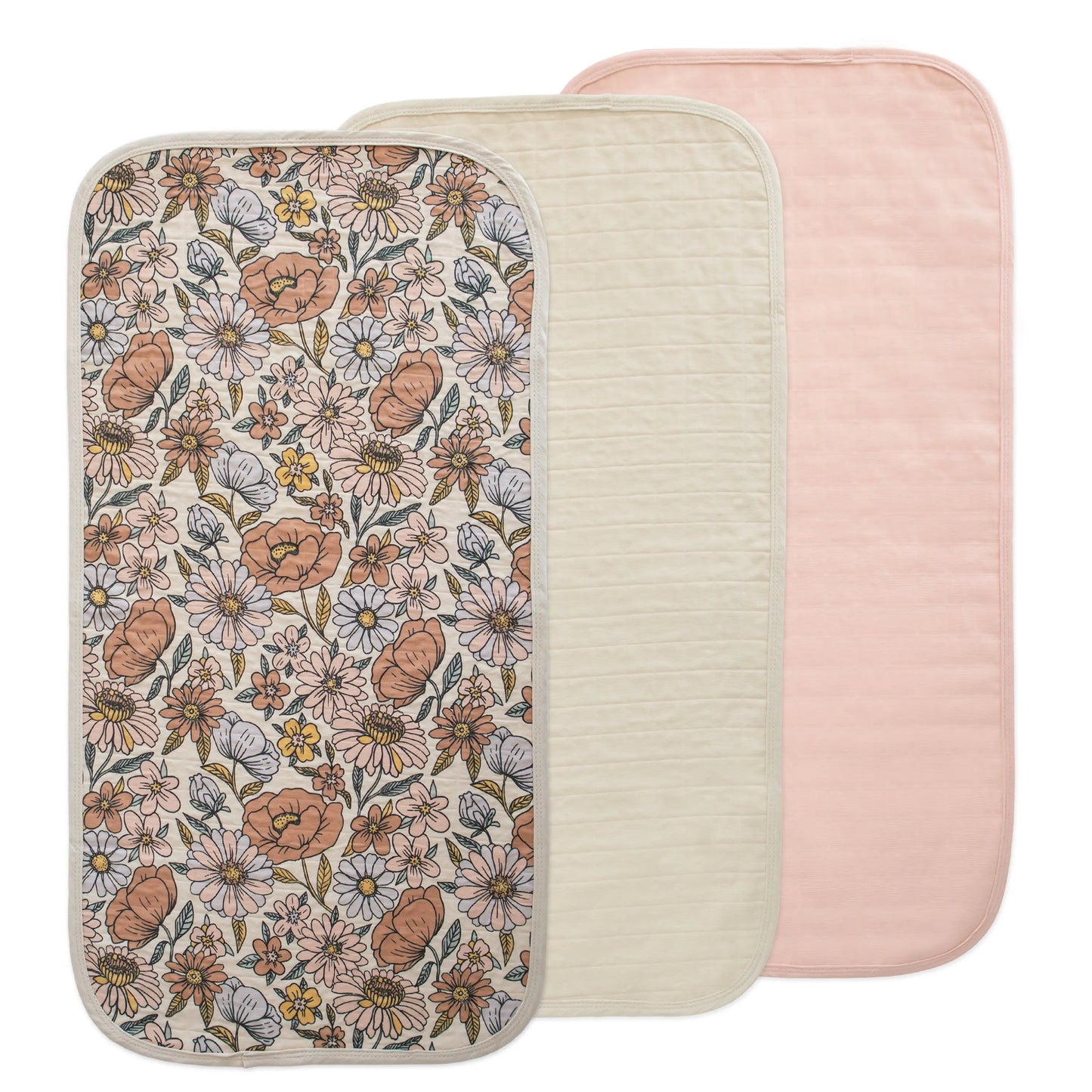 Mushie Organic Cotton Changing Pad Liners with Water Repellent Layer and Bamboo Blend Mushie