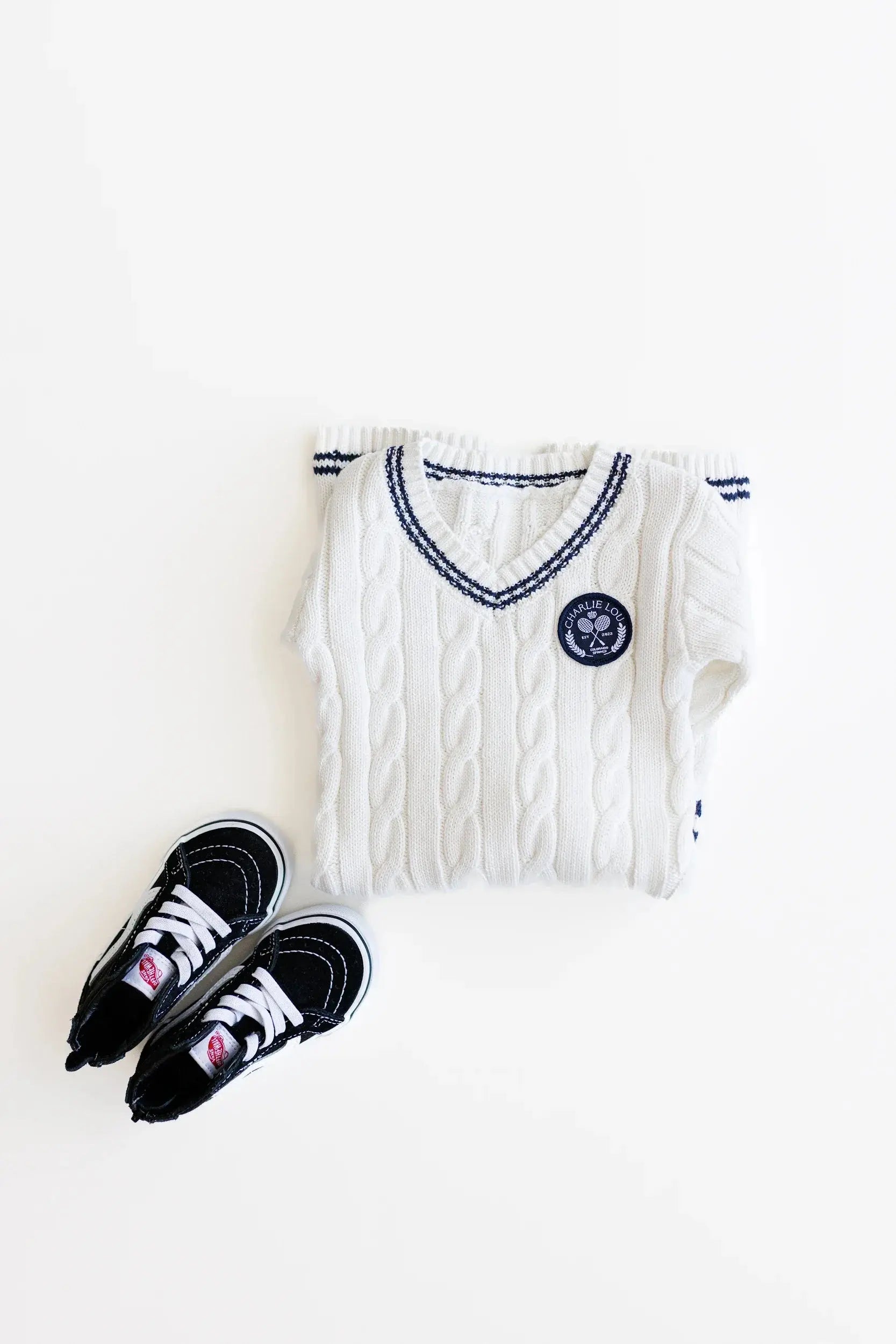 Charlie Lou Baby Varsity Sweater Romper Cozy Fall Outfit Charlie Lou Baby Everetts Place: Online Boutique