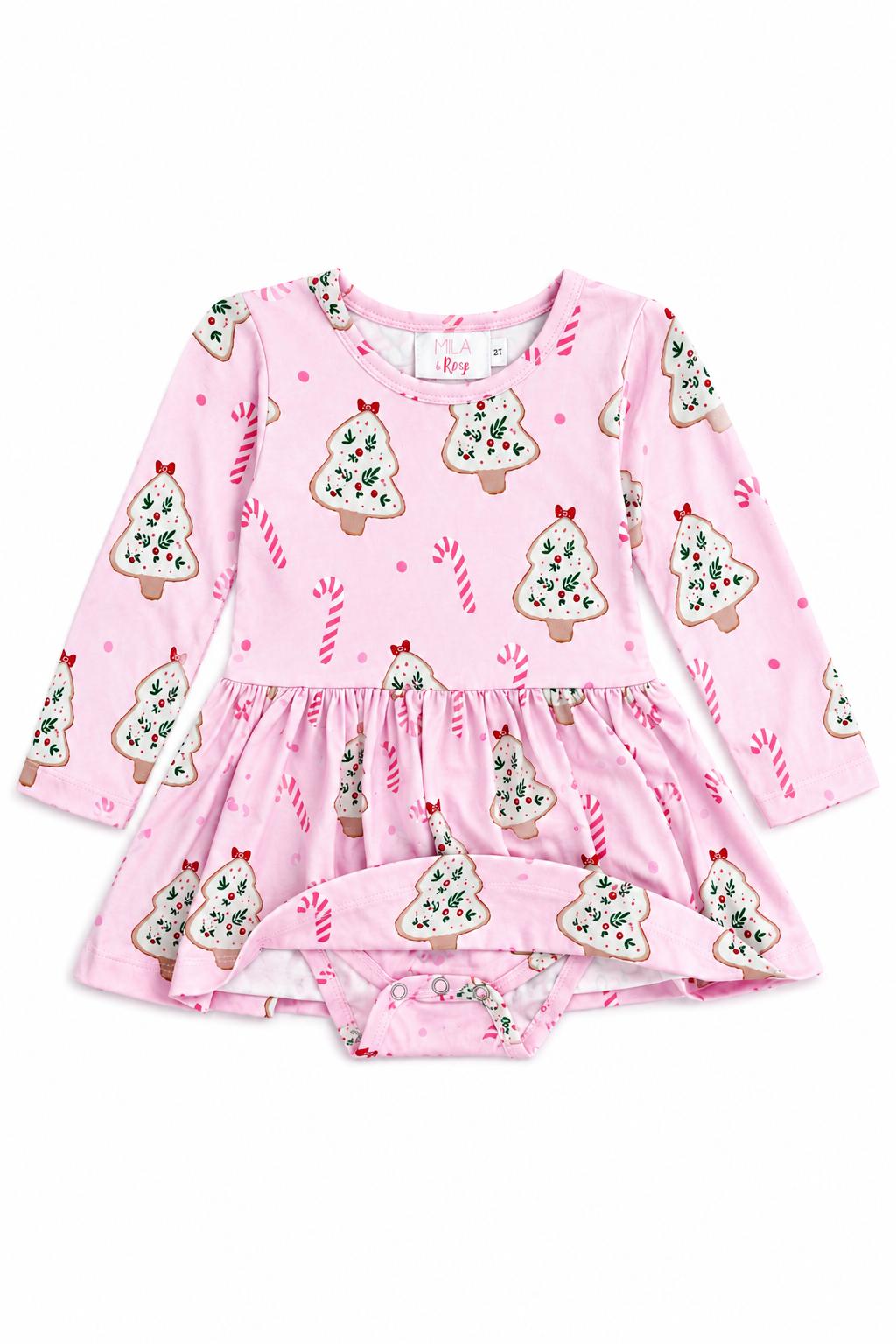 Christmas Cookies L/S Twirl Bodysuit by Mila & Rose ®