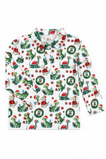 Santa Saurus L/S Polo by Mila & Rose ®