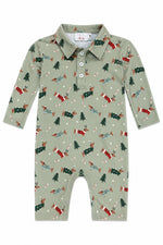 Dachshund Through the Snow L/S Polo One-Piece by Mila & Rose ®