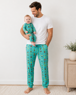 My First Beetle Bonanza™ Men's Bamboo Pajama Pants | Soft Bamboo Sleep Pants with Pockets by Rayn’s Tiny Stitches