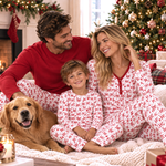 Christmas Ho-Ho-Ho Family Matching Ultra-Soft Bamboo Pajamas by Tesa Babe