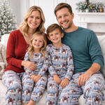 Cowboy Christmas Family Matching Soft Bamboo Pajamas by Tesa Babe