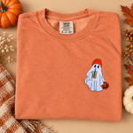 Embroidered Iced Coffee Ghost Crewneck Sweatshirt by Little Joy Co.