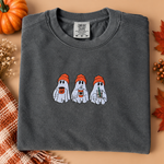Cotton Blend Embroidered Crewneck Sweatshirt - Ghost by Little Joy Co.