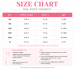Summer Peach Girl Long Sleeve Ruffle One Piece Swimsuit by Rylee Faith Designs at Everetts Place