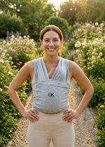 Baby K'tan Original Baby Carrier | Heather Grey by Baby K'tan at Everetts Place