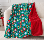 My First Christmas Toddler Bamboo Blanket: Ornament Design by Rayn’s Tiny Stitches