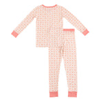 Dreamlet Checkerboard Hearts Two Piece Bamboo Viscose Set Dreamlet - Apparel & Accessories > Clothing > Baby & Toddler Clothing > Baby & Toddler Sleepwear Two Piece PJs