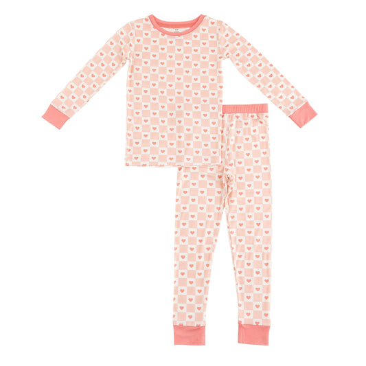 Checkerboard Hearts (Women's PJ) Dreamlet Everetts Place: Online Boutique