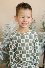 Little Joy Co. Checkered Christmas Organic Cotton Lounge Set - Everetts Place Boutique - 