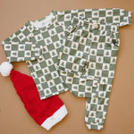 Little Joy Co. Checkered Christmas Organic Cotton Lounge Set - Everetts Place Boutique - 