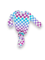 Checkered Little Lady Musician, Knotted Gowns Miller & Co. Everetts Place Boutique