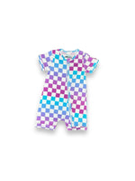 Checkered Little Lady Musician, Romper Miller & Co. Everetts Place Boutique