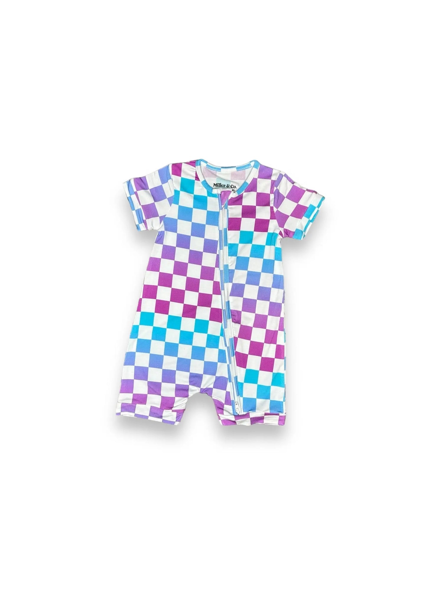 Checkered Little Lady Musician, Romper Miller & Co. Everetts Place Boutique