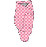 Checkered Pink Firefighter, Bamboo Spandex Swaddle Miller & Co. Everetts Place Boutique