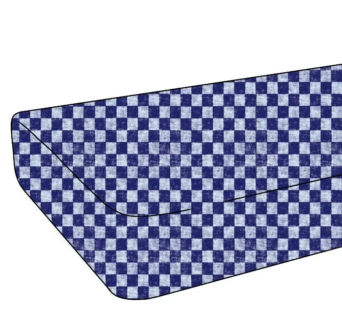 Checkered Police Patrol, Crib Sheet Miller & Co. Everetts Place Boutique