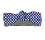 Checkered Police Patrol, Headband Bow Miller & Co. Everetts Place Boutique