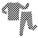Checkered Racecar, Bamboo Two Piece Pajama Set Miller & Co. Everetts Place Boutique