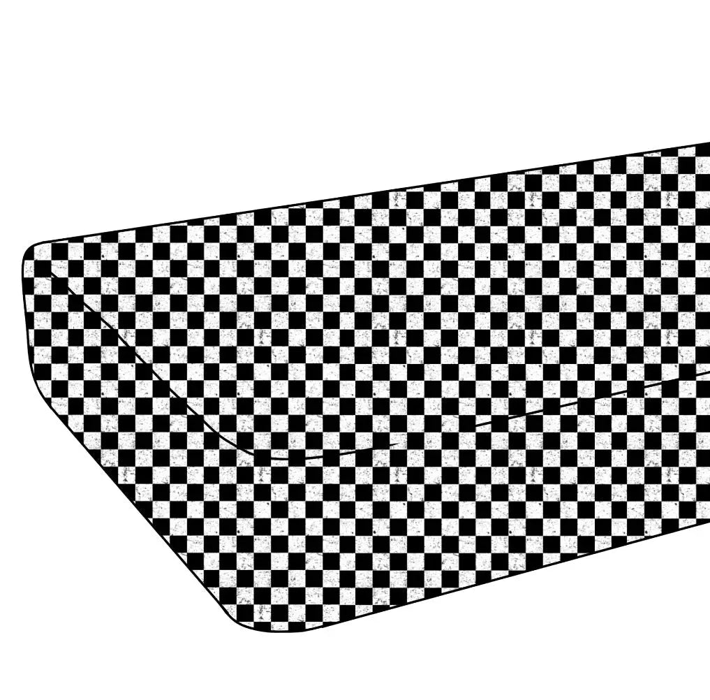 Checkered Racecar, Crib Sheet Miller & Co. Everetts Place Boutique