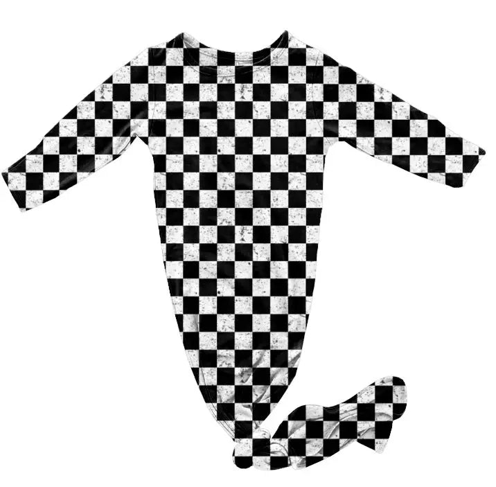 Checkered Racecar, Knotted Gowns Miller & Co. Everetts Place Boutique