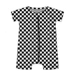 Checkered Racecar, Romper Miller & Co. Everetts Place Boutique