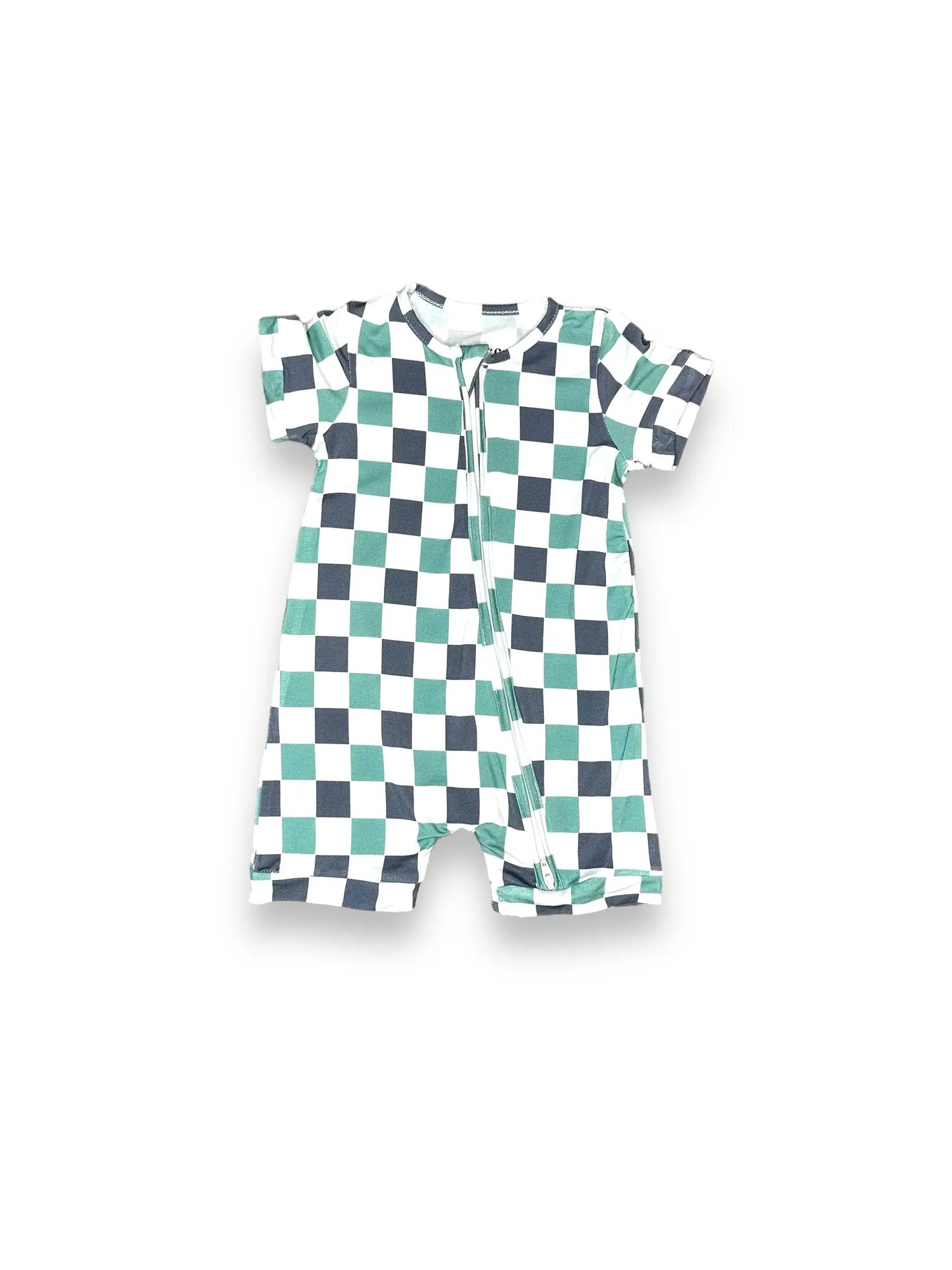 Checkered Trash Truck, Romper Miller & Co. Everetts Place Boutique