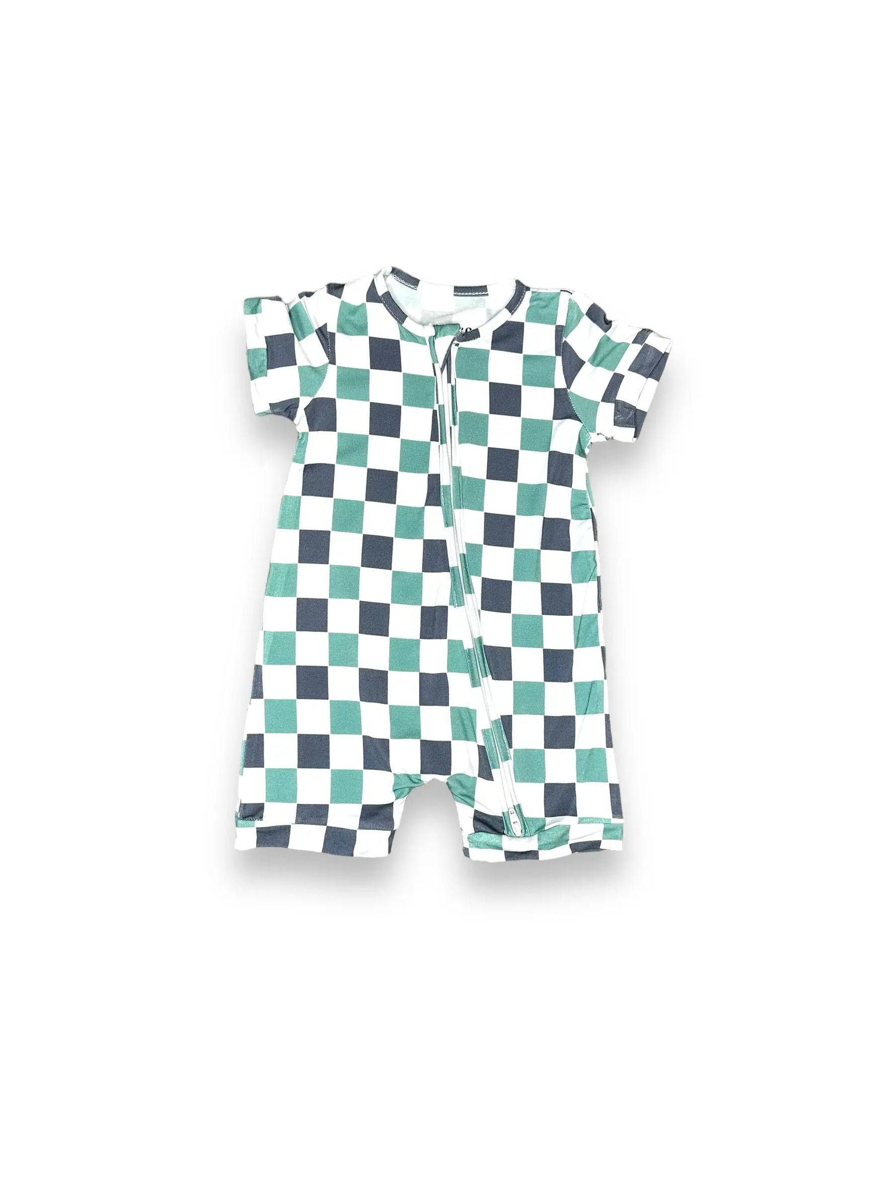 Checkered Trash Truck, Romper Miller & Co. Everetts Place Boutique