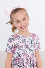 Mila & Rose ® Cheer Spring Summer Pocket Twirl Dress Mila Rose Girls - Everetts Place Boutique - 