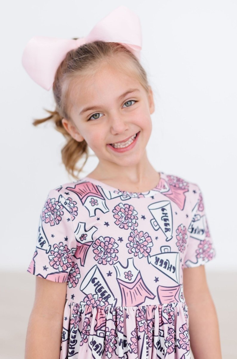 Mila & Rose ® Cheer Spring Summer Pocket Twirl Dress Mila Rose Girls - Everetts Place Boutique - 